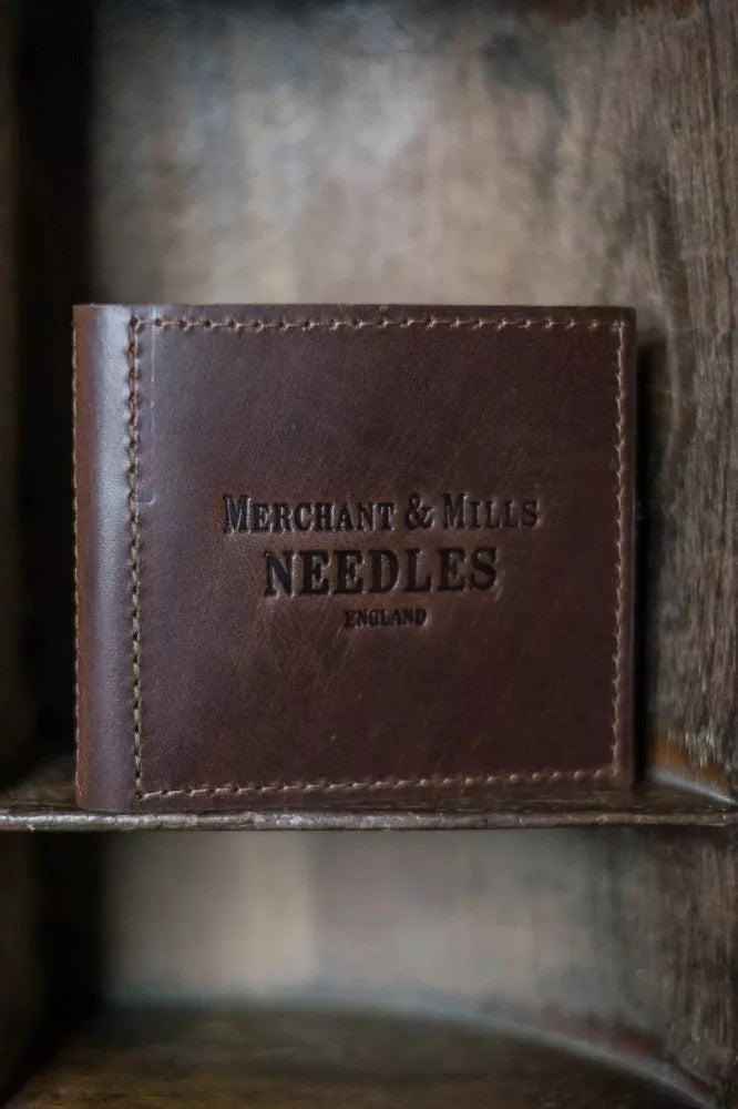Leather needle wallet - Merchant Mills