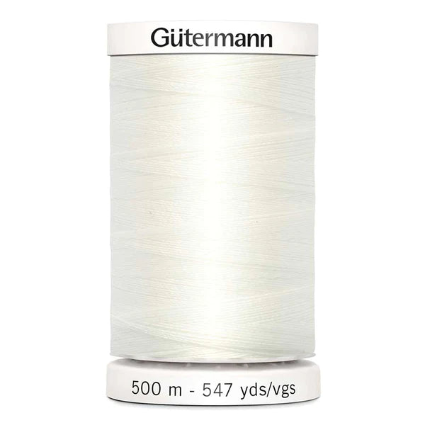 500m White (800)- Gütermann Thread