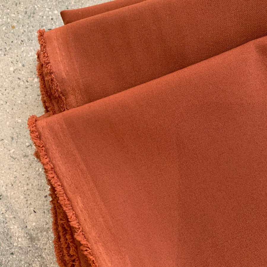 DRAPY HEAVY WEIGHT TOILING FABRIC PACK (RUST)