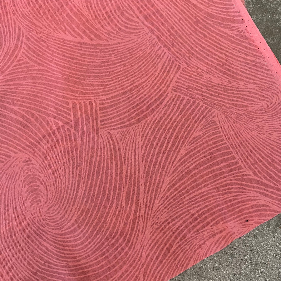 Swirl Pink    Discounted to $10/m --WAS $20 per metre