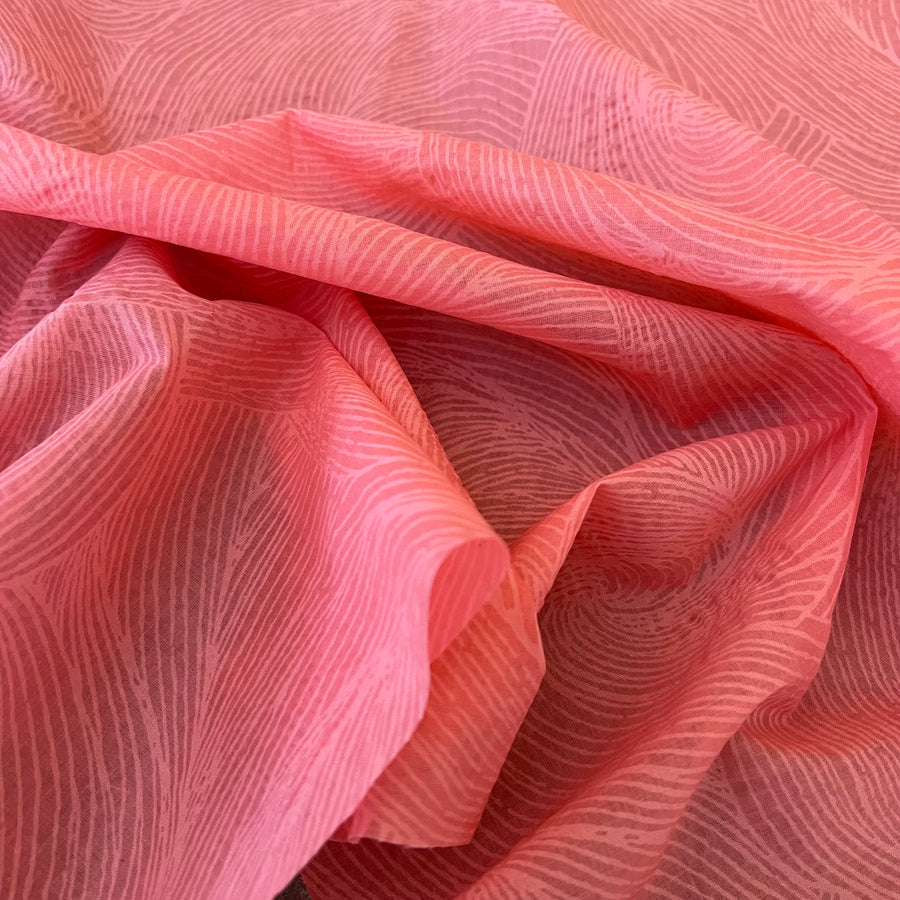 Swirl Pink    Discounted to $10/m --WAS $20 per metre