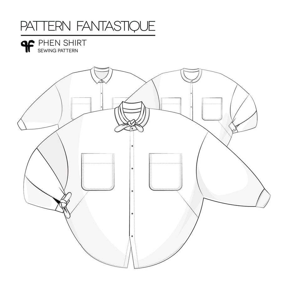 Phen Shirt pattern- Pattern Fantastique