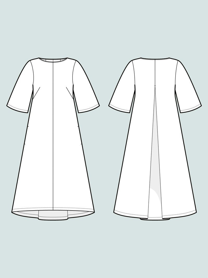Box Pleat Dress Pattern- The Assembly Line