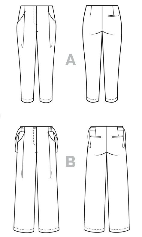 Michell Trousers pattern- Closet Core