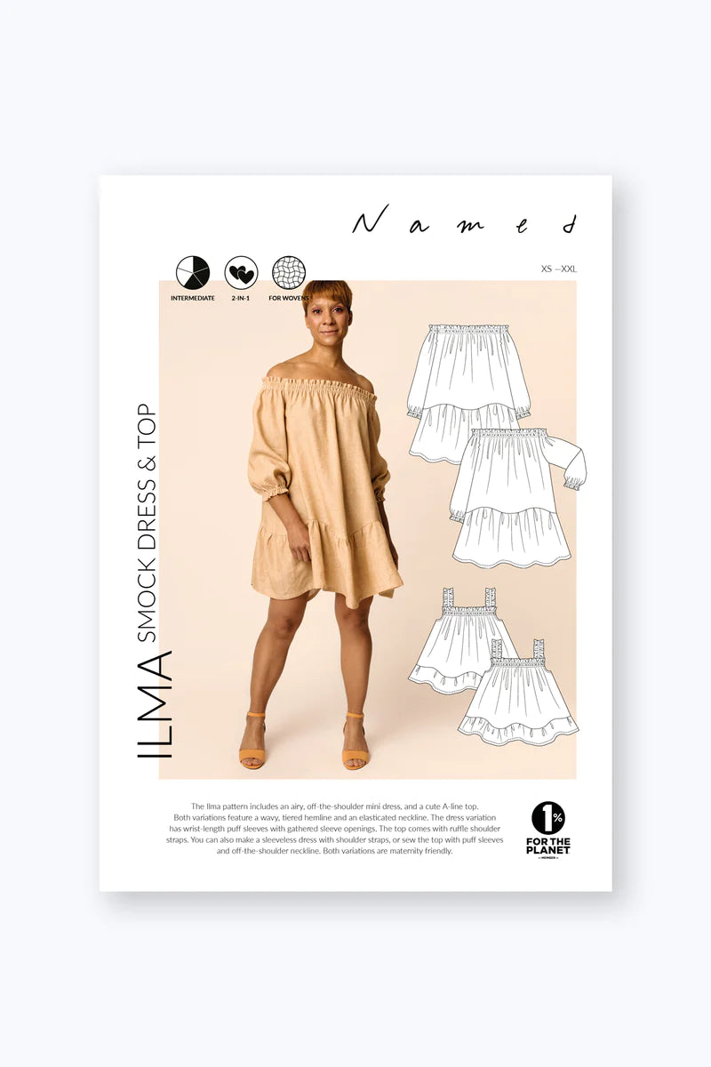 ILMA smock dress & top pattern- Named Clothing