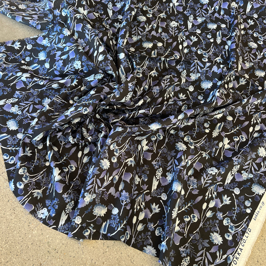 Ditsy Days Indigo $16.50 per metre