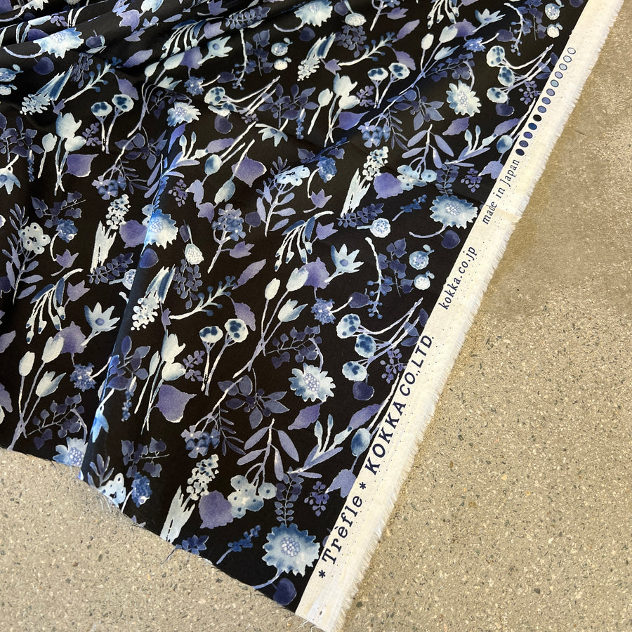 Ditsy Days Indigo $16.50 per metre