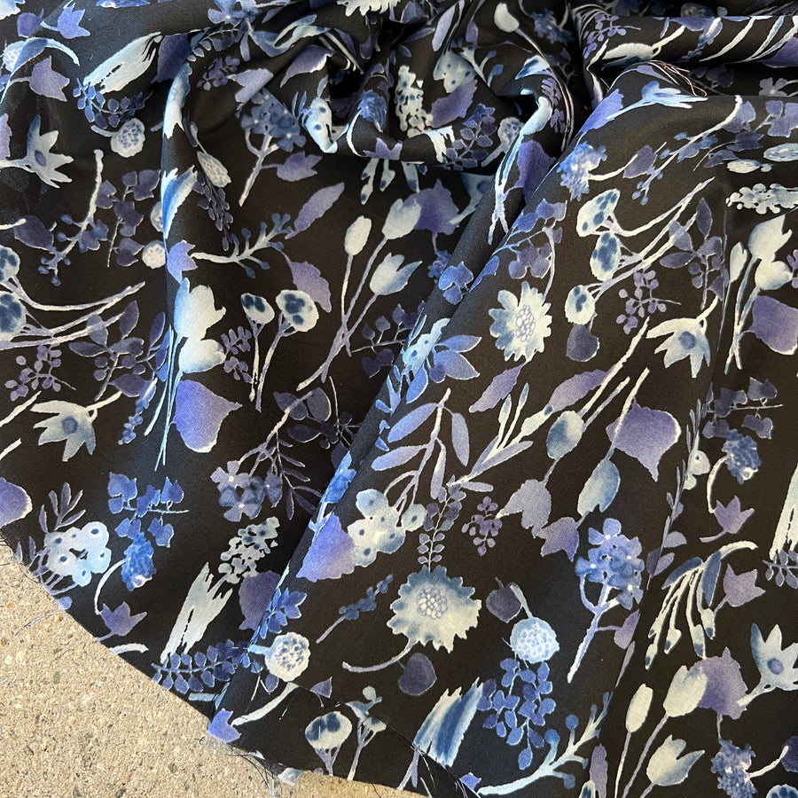 Ditsy Days Indigo $16.50 per metre