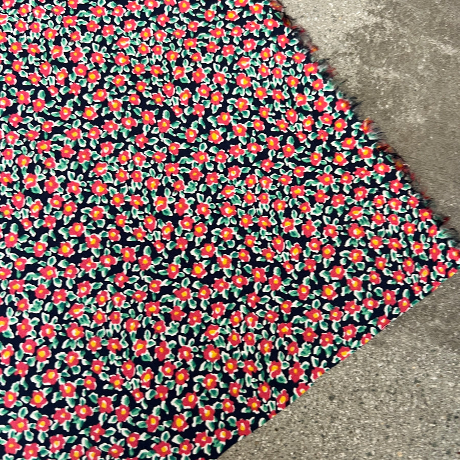 Petite Bloom Navy   $22 per metre