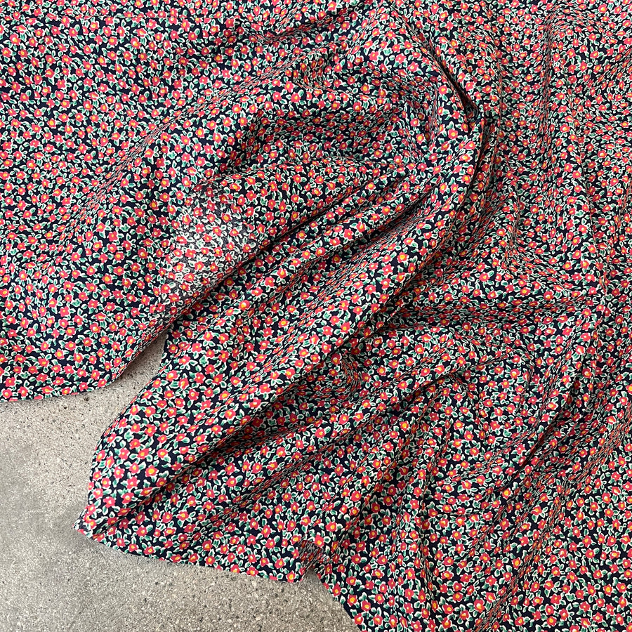 Petite Bloom Navy   $22 per metre
