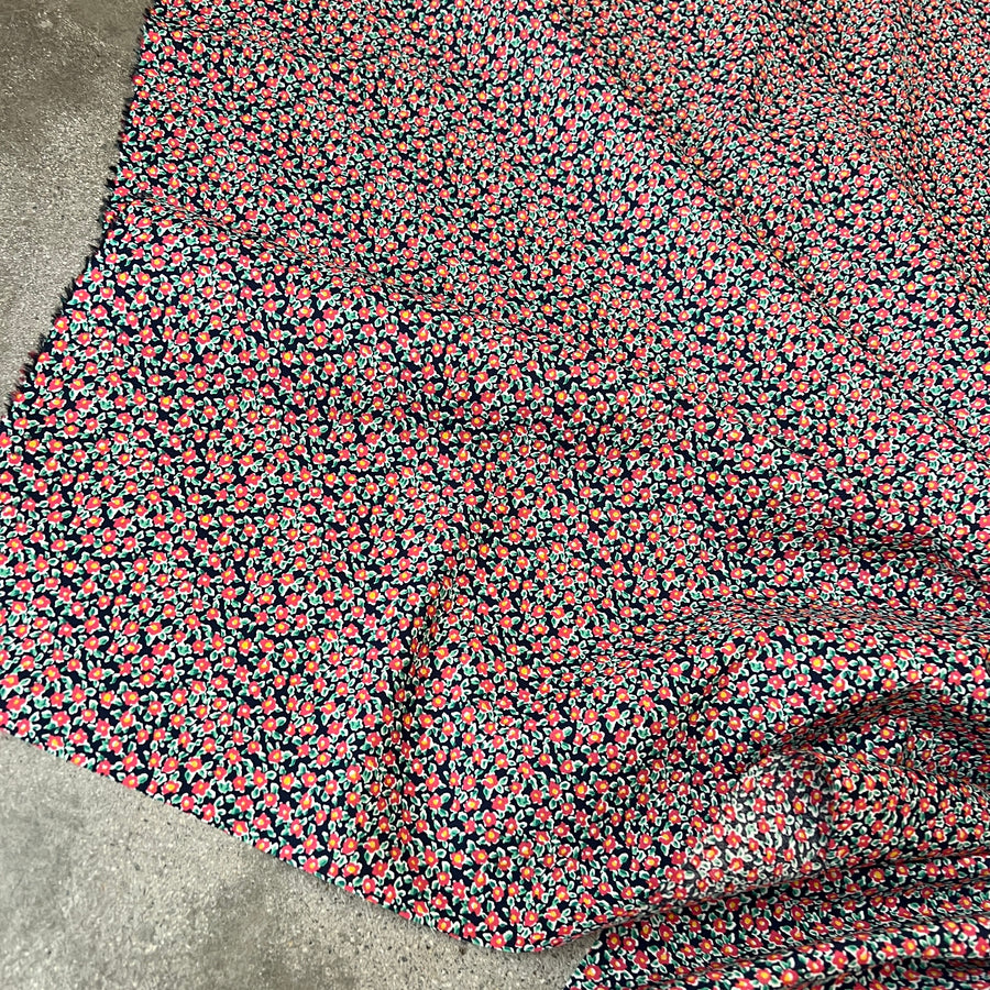 Petite Bloom Navy   $22 per metre