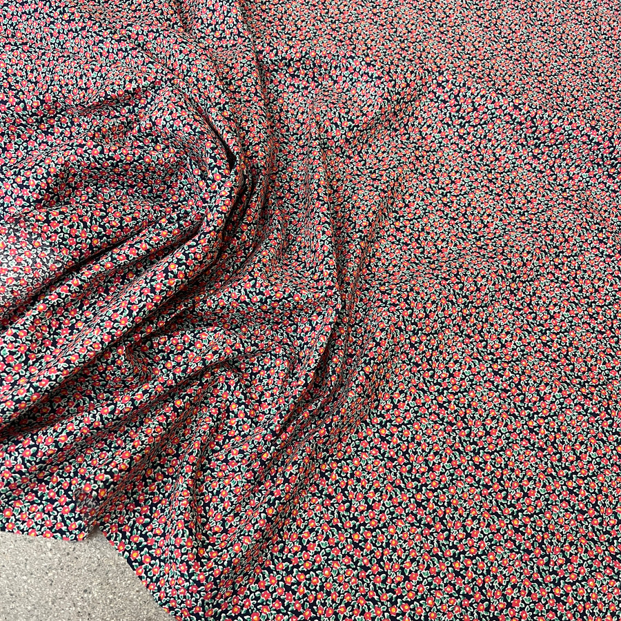 Petite Bloom Navy   $22 per metre