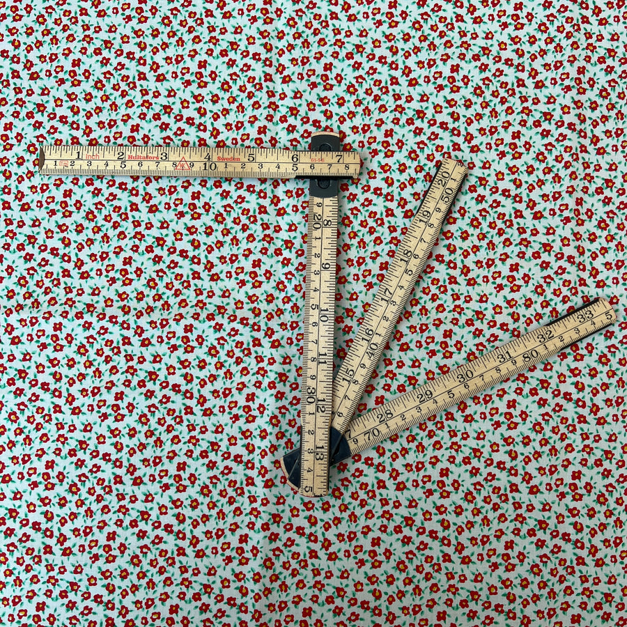 Petite Bloom White   $22 per metre