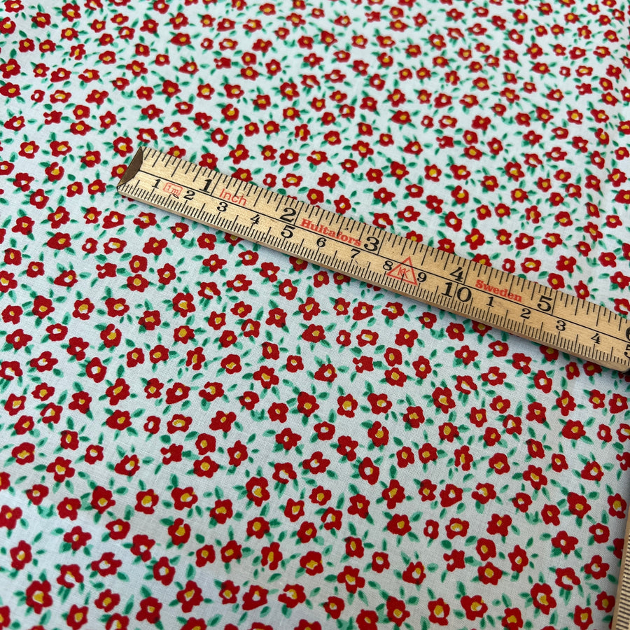 Petite Bloom White   $22 per metre