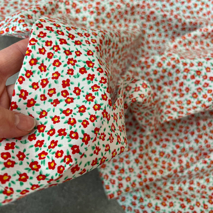 Petite Bloom White   $22 per metre