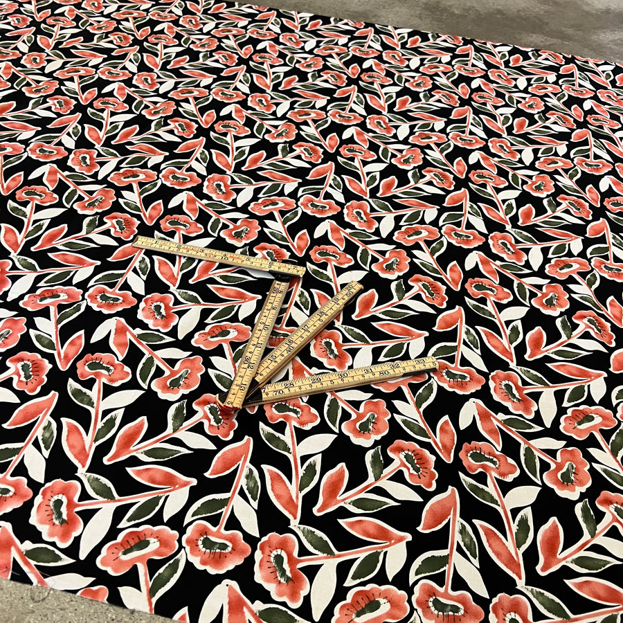 Florette Black $22 per metre