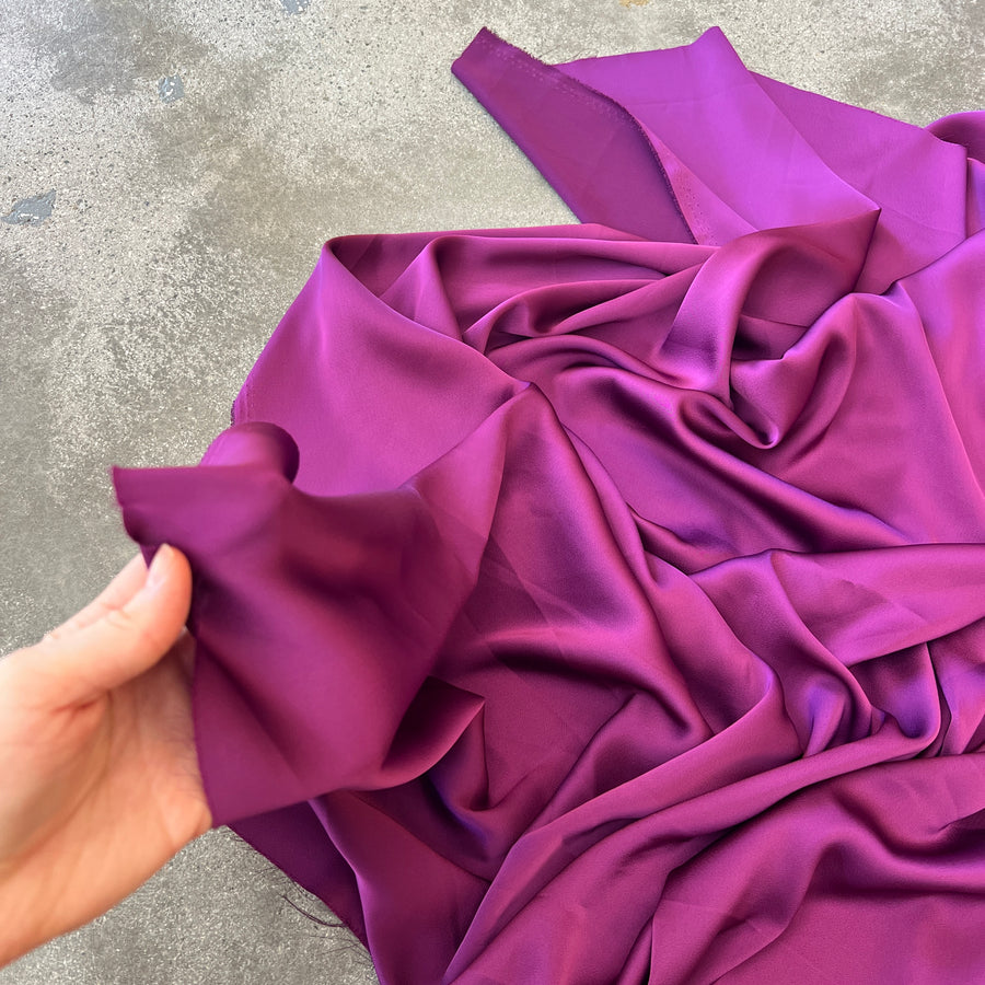 Imitation Acetate Plum   $15 per metre