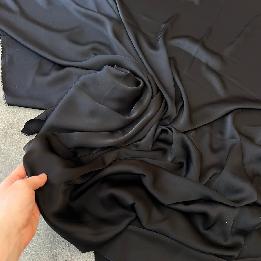 Imitation Acetate Black   $15 per metre