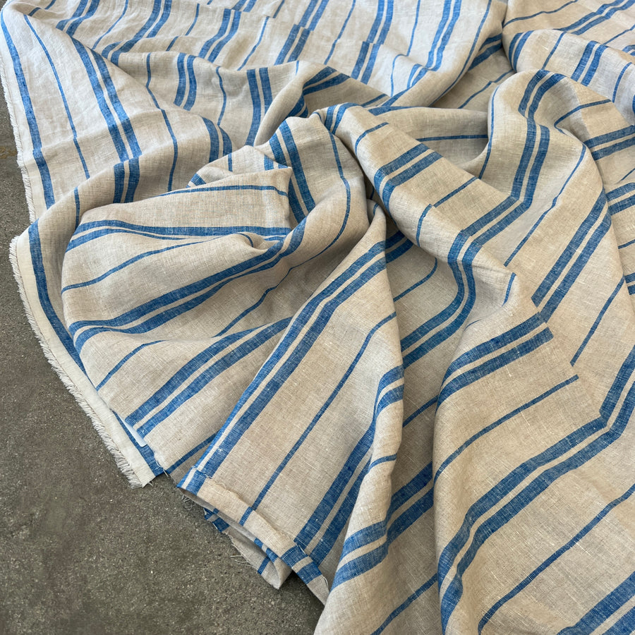 Sky Lines Azure   $36 per metre