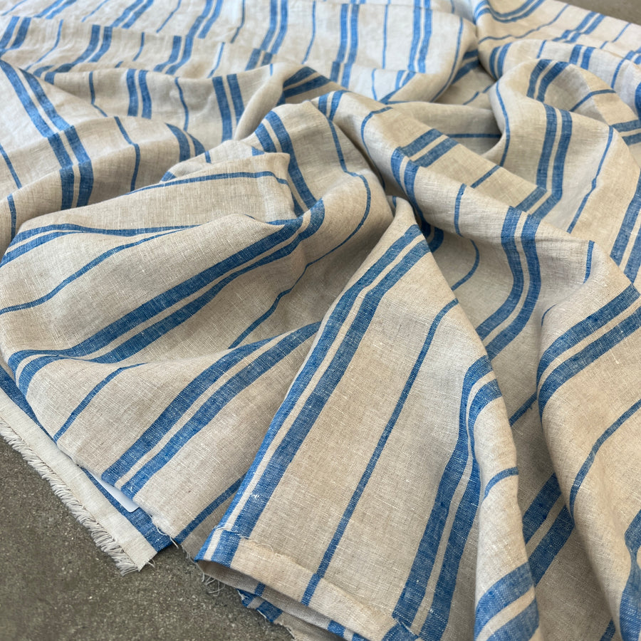 Sky Lines Azure   $36 per metre