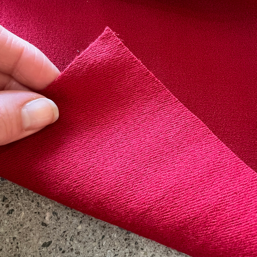 Crepe Face Red    $35 per metre