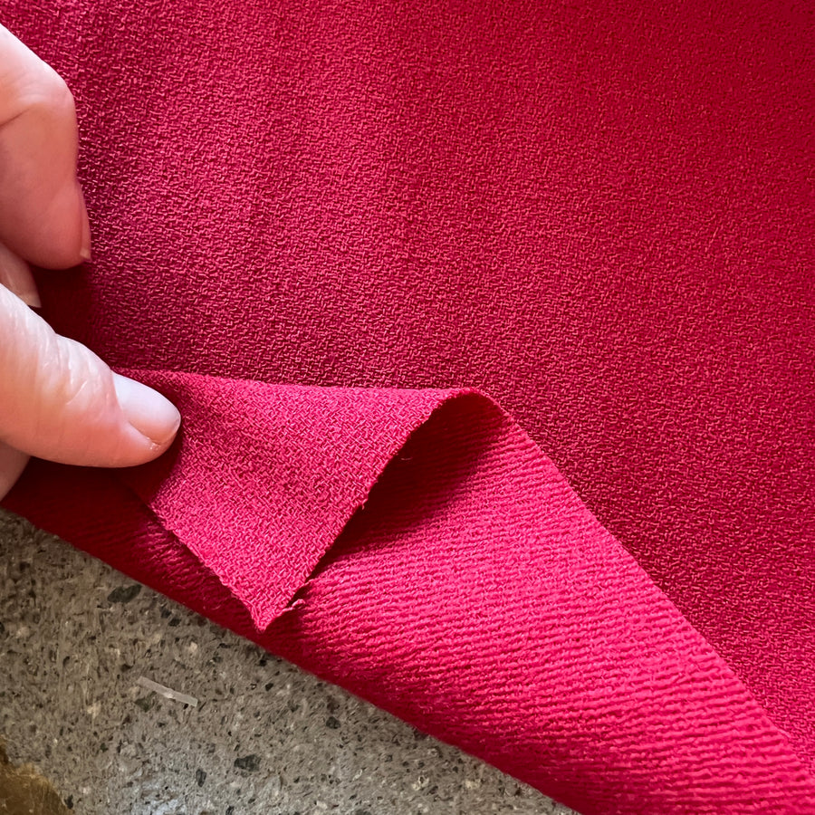 Crepe Face Red    $35 per metre