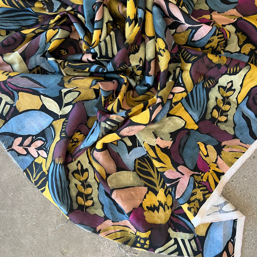 Posy Black  $37.00 per metre