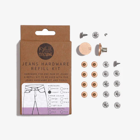 COPPER Jeans refill Hardware - Kylie and Machine labels