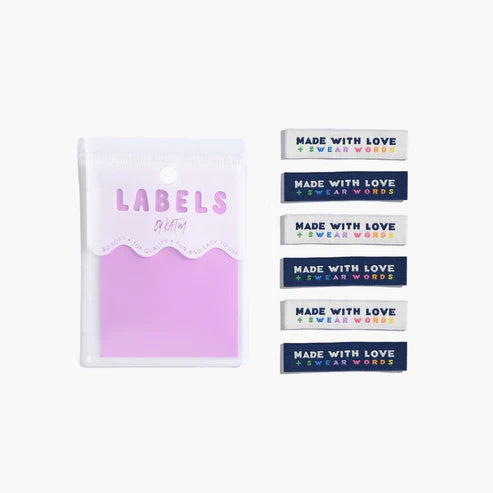 MADE WITH LOVE AND SWEAR WORDS- Kylie and Machine labels