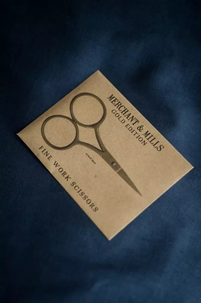Fine work gold scissors- Merchant Mills