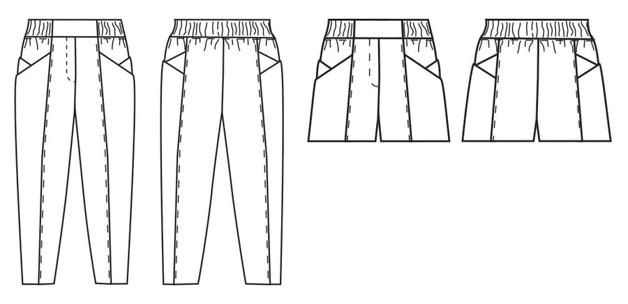 Palisade pants pattern- Papercuts