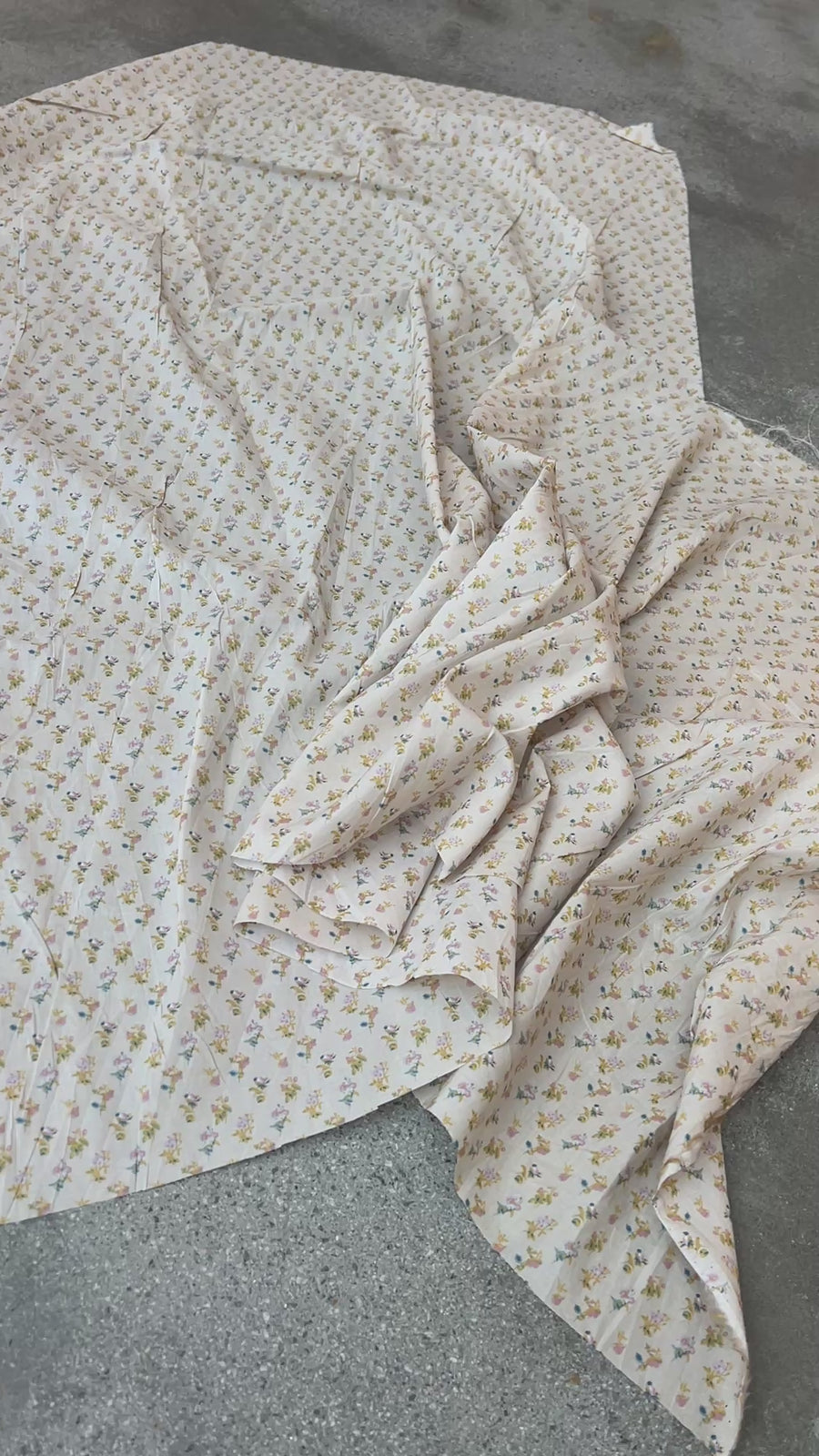 Petal Wave Ecru $22 per metre