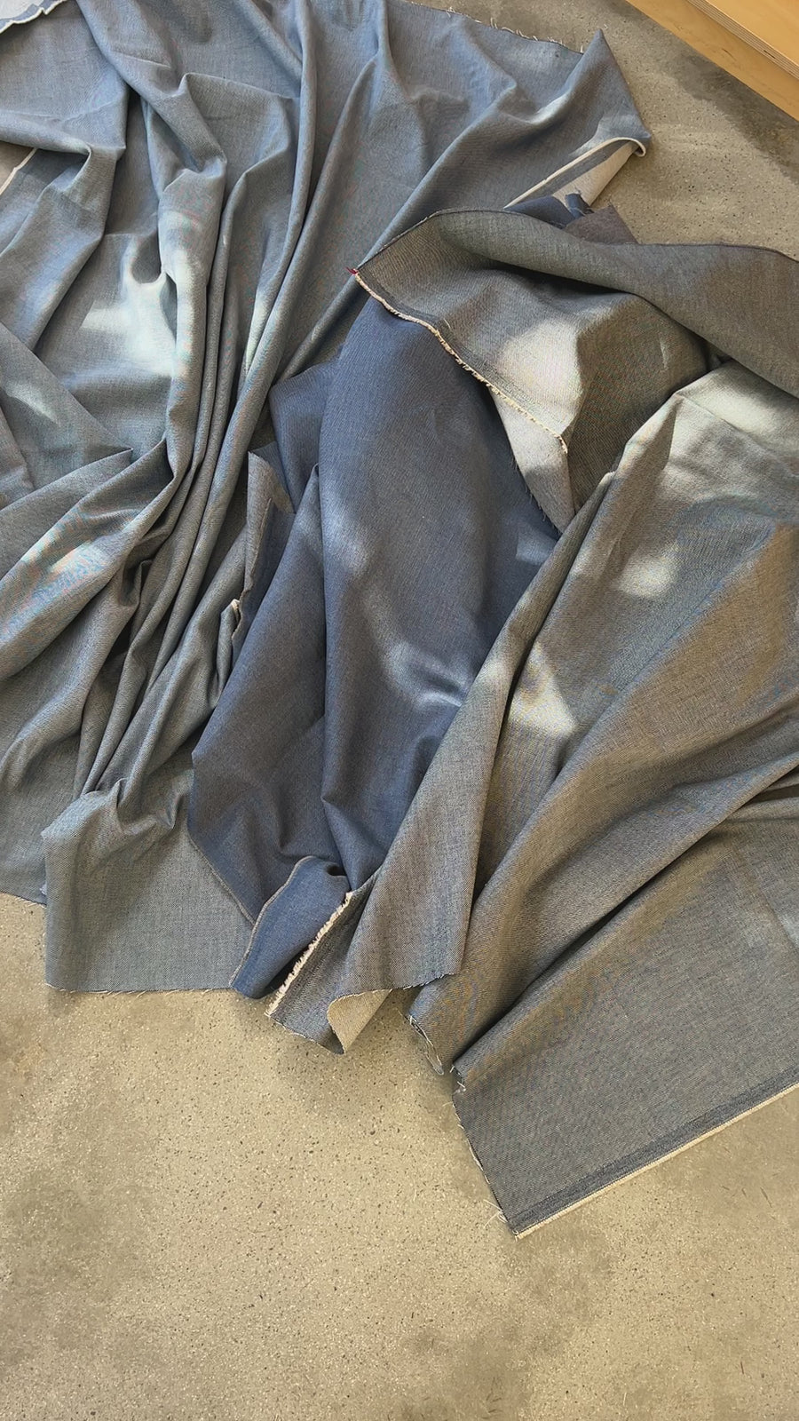 Donna Light Chambray Denim    $18.00 per metre