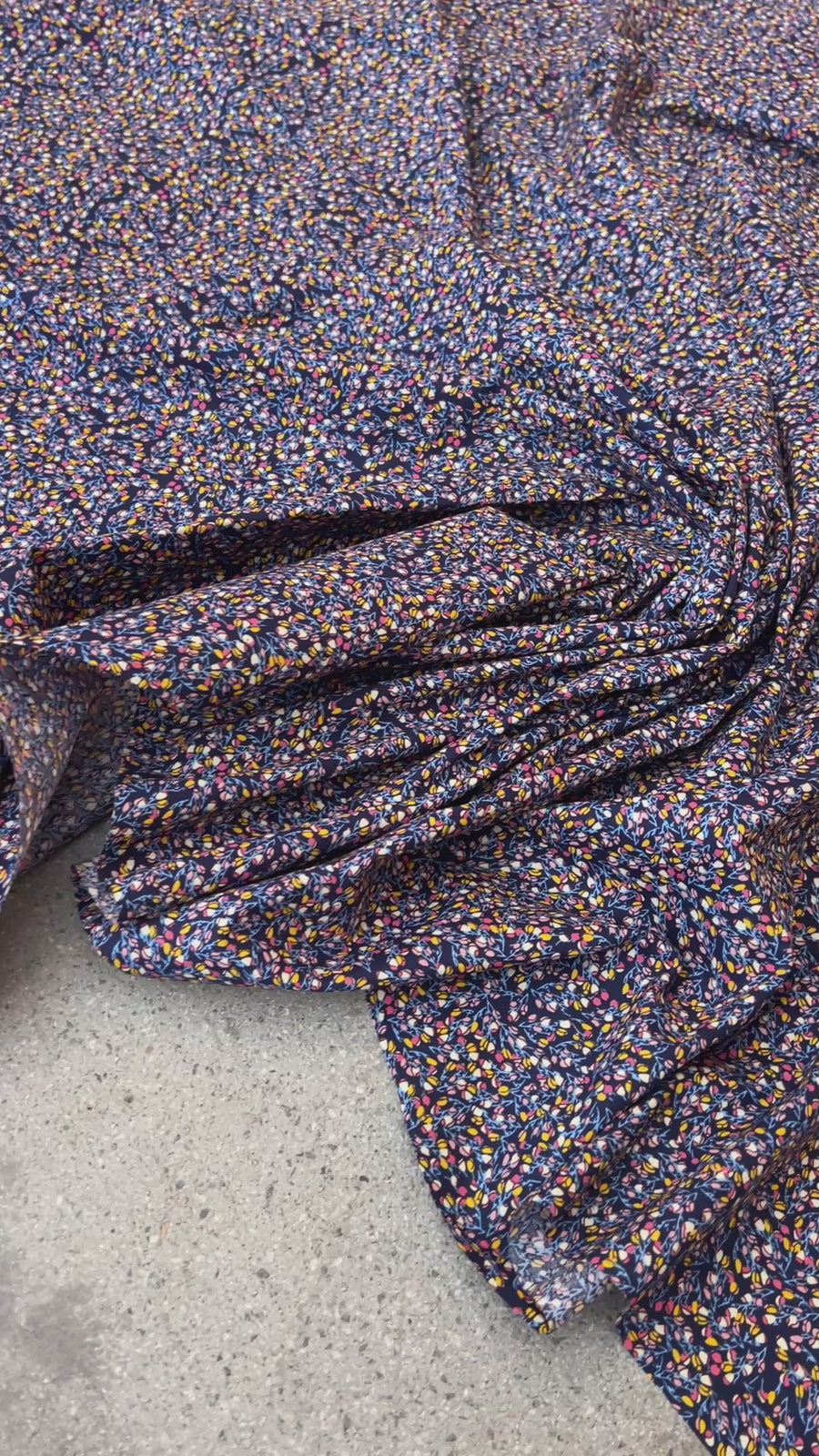 Meadow Navy $22 per metre