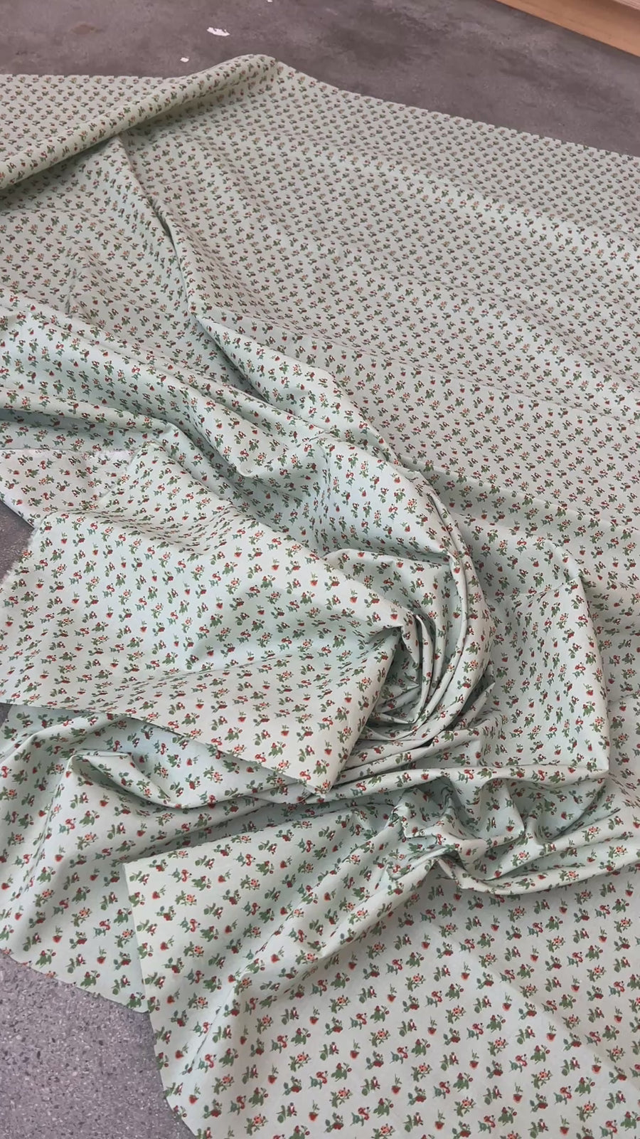 Petal Wave Mint $22 per metre