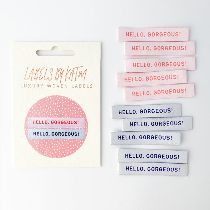 HELLO, GORGEOUS!- Kylie and Machine labels
