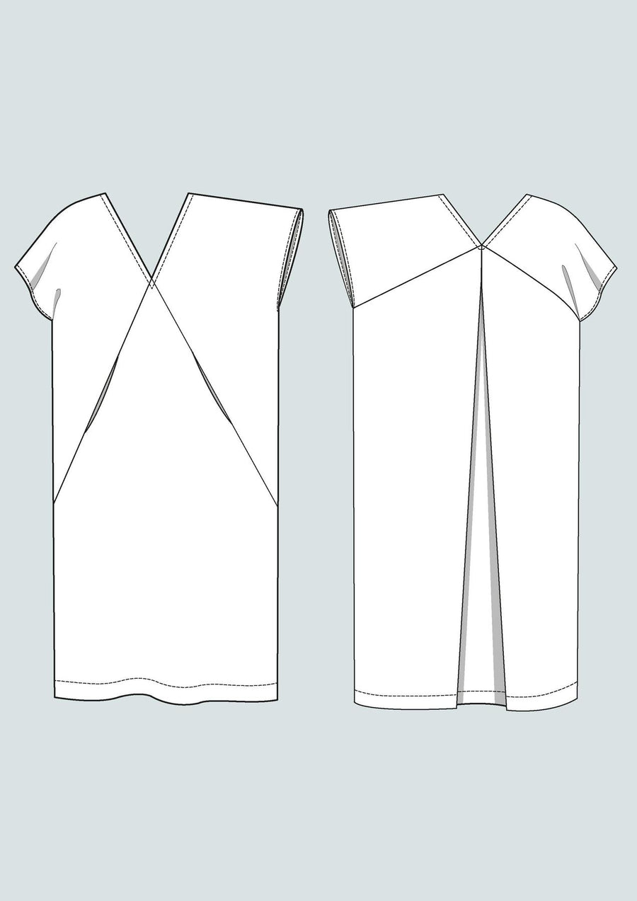 Minimialist Kaftan Dress Pattern- The Assembly Line
