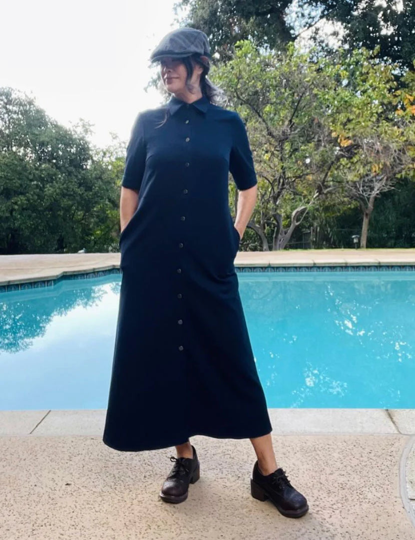 modern shirt dress pattern Simplicity Sewing Pattern 8014 Misses' Shirt Dress