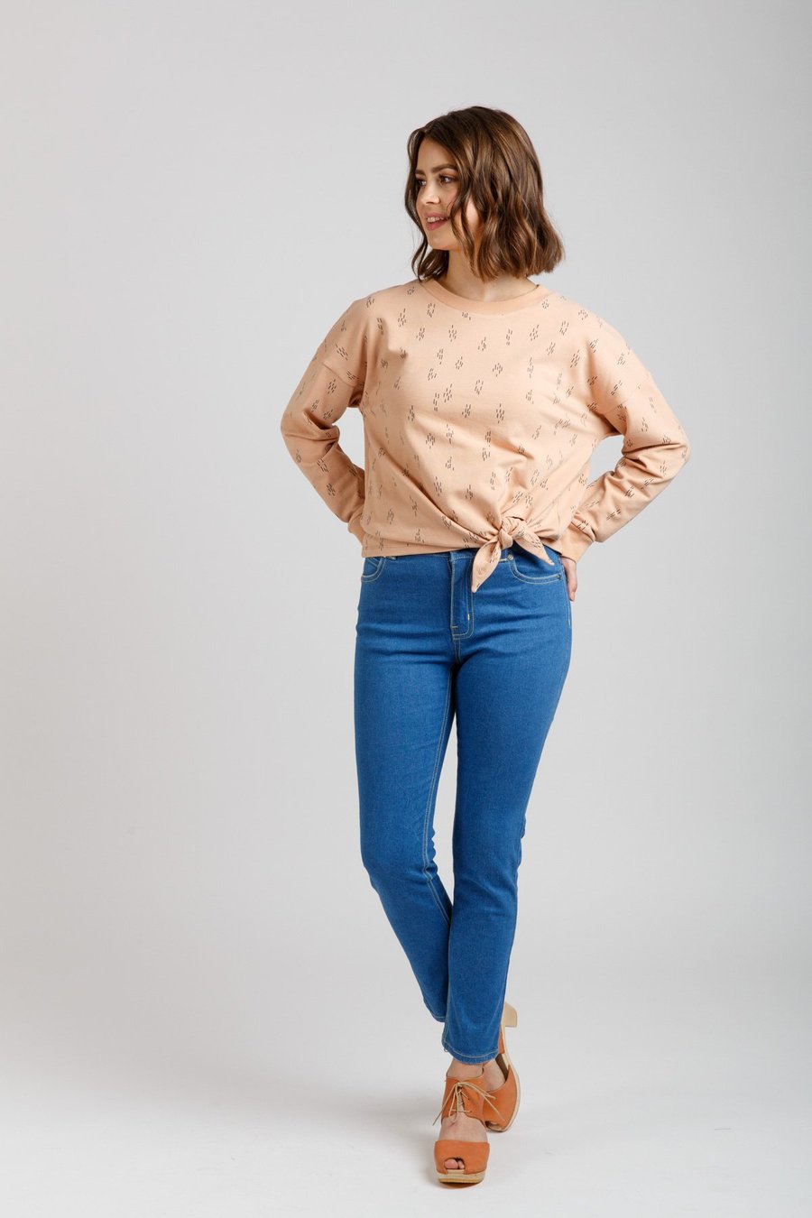 Jarrah sweater pattern- Megan Nielsen