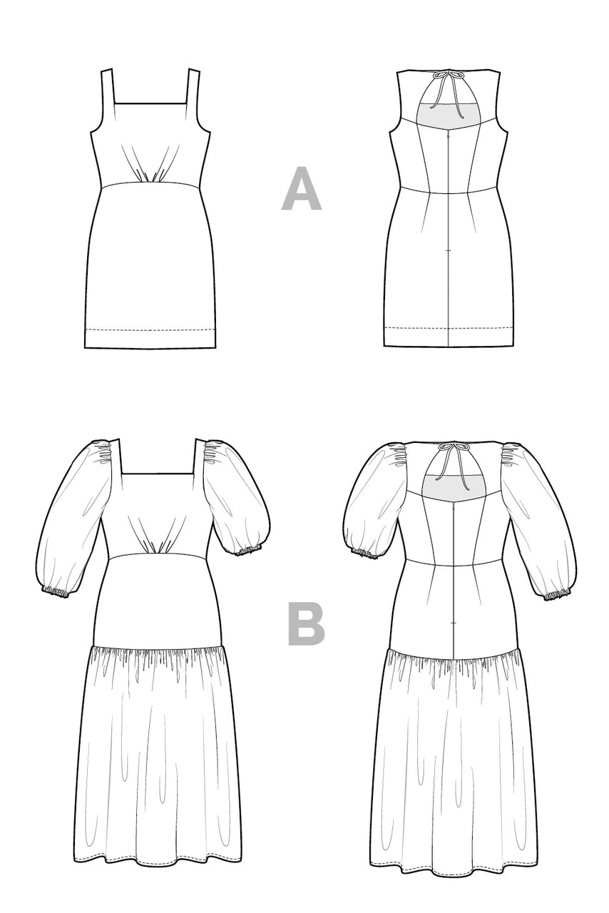 Pauline Dress pattern- Closet Core
