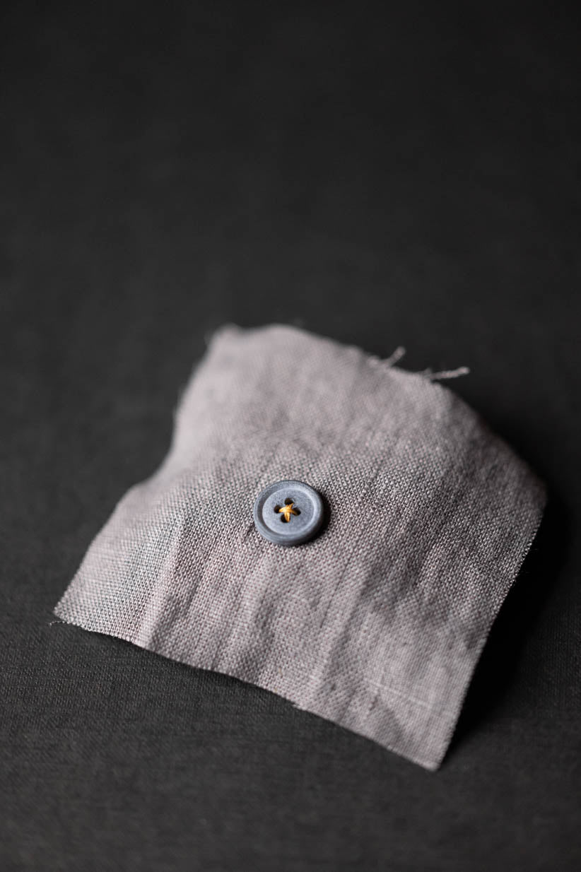 Cotton Button 11mm POLAR GREY- Merchant Mills