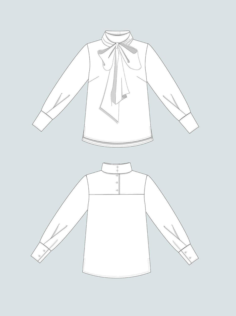 Tie Bow Blouse Pattern- The Assembly Line