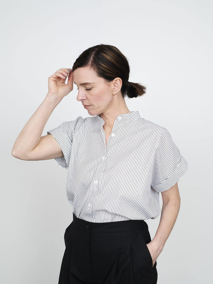 Cap Sleeve Shirt Pattern- The Assembly Line