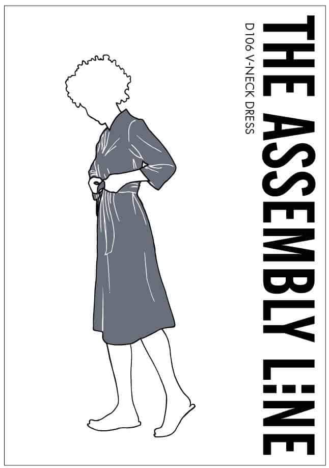 the assembly line v neck dress V Neck Dress The Assembly Line Cross & Woods