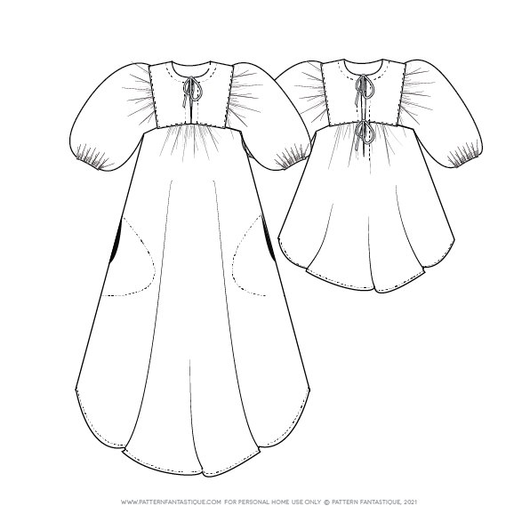 Vali Dress & Top pattern- Pattern Fantastique