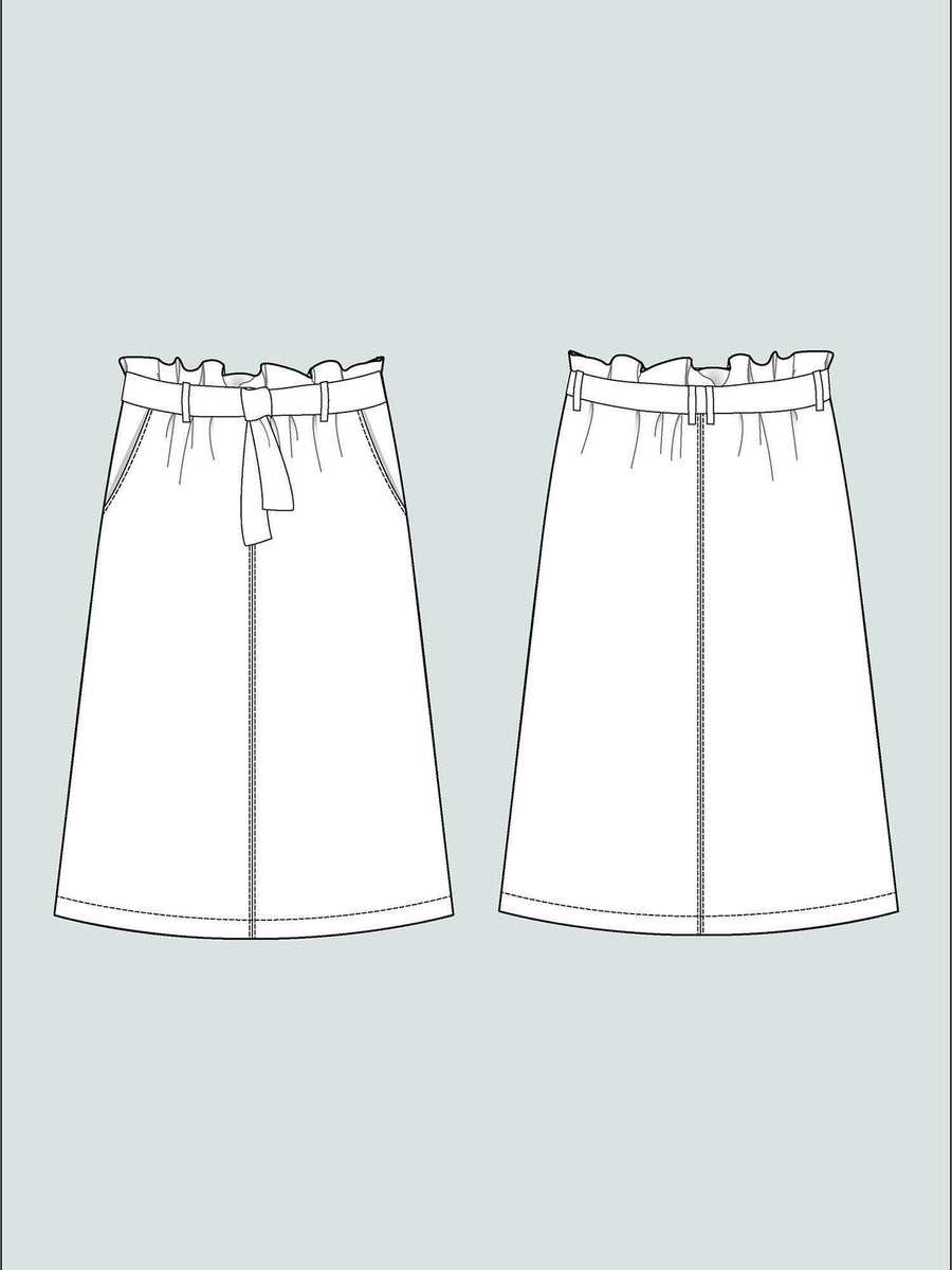 A-line Midi Skirt Pattern- The Assembly Line