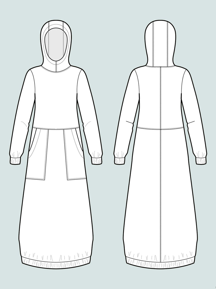 Hoodie Dress Pattern- The Assembly Line